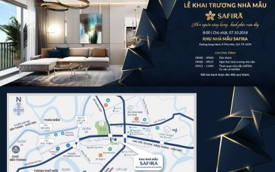 KHAI TRƯƠNG NHÀ MẪU CĂN HỘ SAFIRA